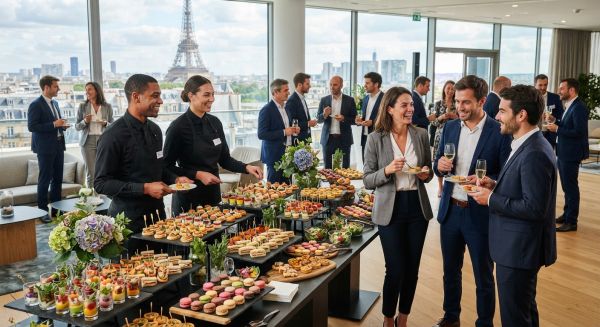 Comparatif des 5 meilleurs traiteurs d'entreprise en Île-de-France