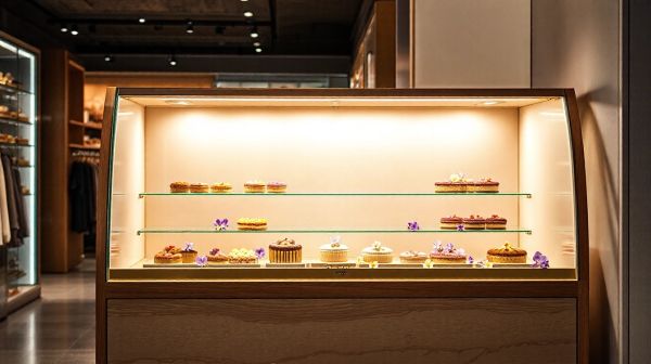 Découvrez des vitrines pâtisserie sur-mesure et chics