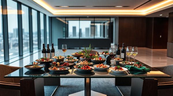 Dégustations sur le lieu de travail : les meilleurs plateaux repas à La Défense