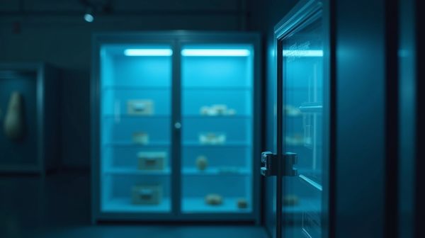 Vitrine murale réfrigérée : libre-service et conservation